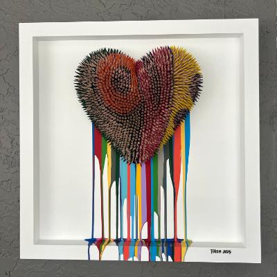 Dripping Love 1 (25.5x25.5 inches) $1095