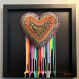 Dripping Love 3 (25.5x25.5 inches) $1095