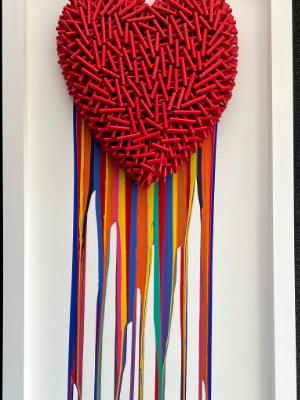 The Colour of Love (47x21 inches) $795