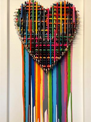 Colour of Love (19x36 inches) $695