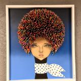 Blue Dots (24x28 inches)