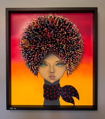 She’s My Boss (24x27x6 inches) $1695