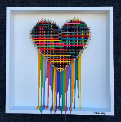 Dripping Love 9 (24x24 inches) $595