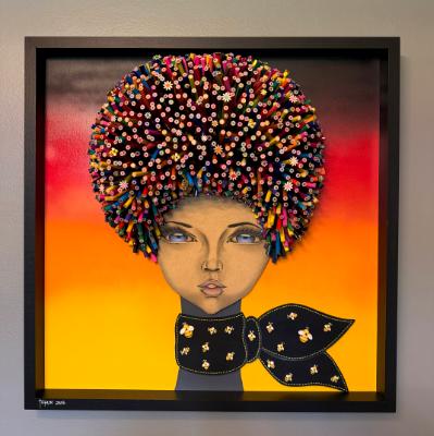 Honey Bee (24x24x4 inches) $1695