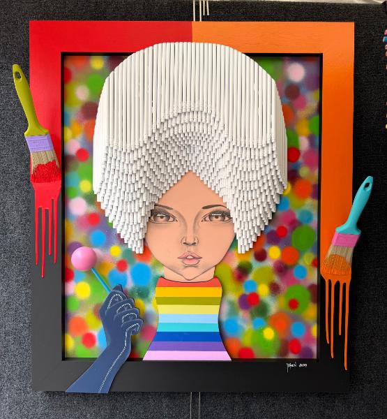 Glamor Pop (size 26x30 inches) $1695