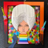 Glamor Pop (size 26x30 inches) 