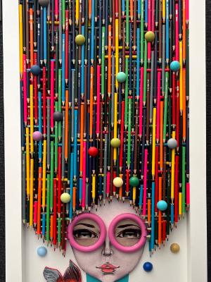 Thalassa (17x36 inches) $1695