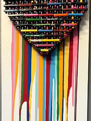 Dripping Love 2 (12x48 inches) $495