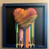 Dripping Love 2 (25.5x25.5 inches) $1095