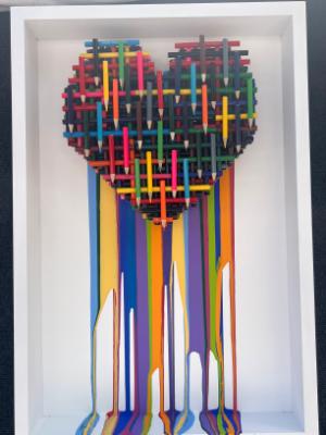 Dripping love 6 (16x24 inches) $495
