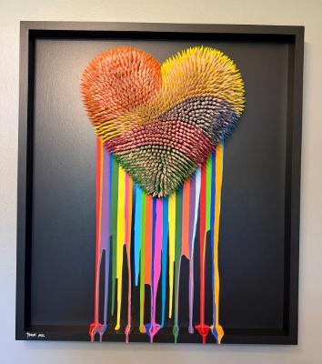 Rainbow (size 24x27 inches) $1200