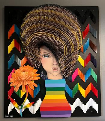 Mid-Century Spring (26x30 inches) $1795