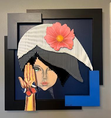 AI Love (26x26 inches) $1195