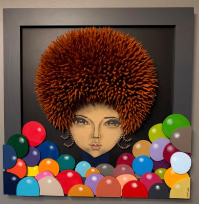 Bubble gum (27x27 inches)