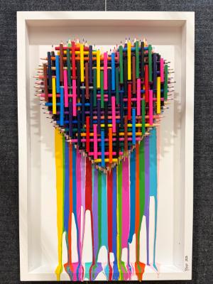 Bleeding Love (16x25 inches)