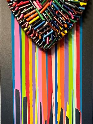 Dripping Love 1 (12x48 inches) $495
