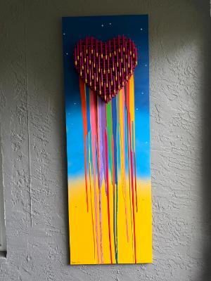 Colour of Love 1 (16x48 inches) $495 Colour of Love 1 (16x48 inches) $495