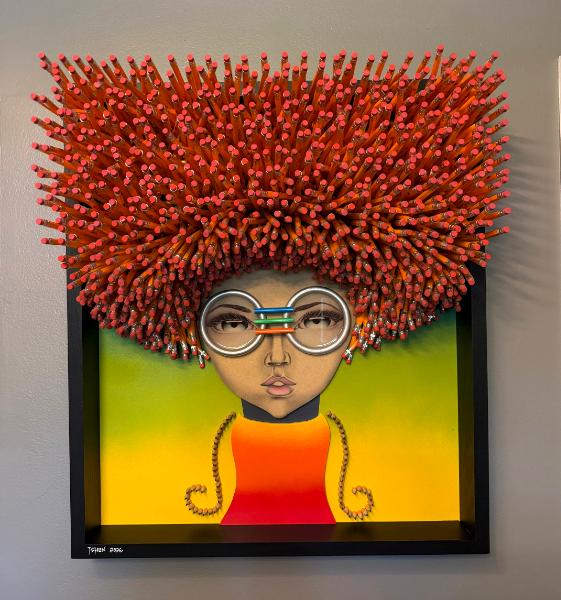 Big Hair (21x24x6 inches) $1895
