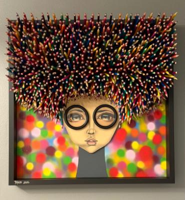 A Night In New York (24x24 inches)