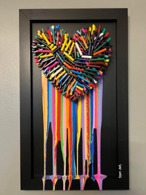 Bleeding Heart 2 (15x25 inches) $395