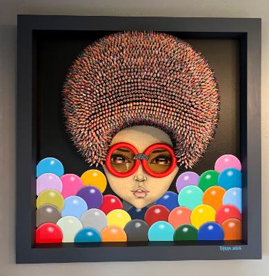 Marbles (25.5x25.5 inches) $1995