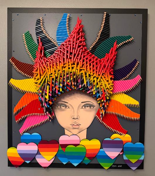 Fire of Love (26x30 inches) $1995
