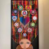 Love Is All Around (21x45 inches) $2500