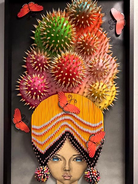 Fireworks (24w x 48t x 6d inches) $2500
